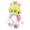 Sanei 9" Plush Doll - Super Mario 3D World Neko Cat Princess Peach, Peach/Pink, Model 811905, Soft Plush Material