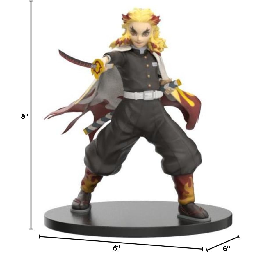 Sega Demon Slayer: Kimetsu No Yaiba Spm Figure Kyojuro Rengoku, Multiple Colors (Sg94649)