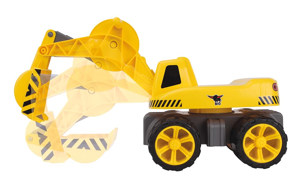 BIG Power Worker Maxi Digger Excavator Vehicle , Yellow