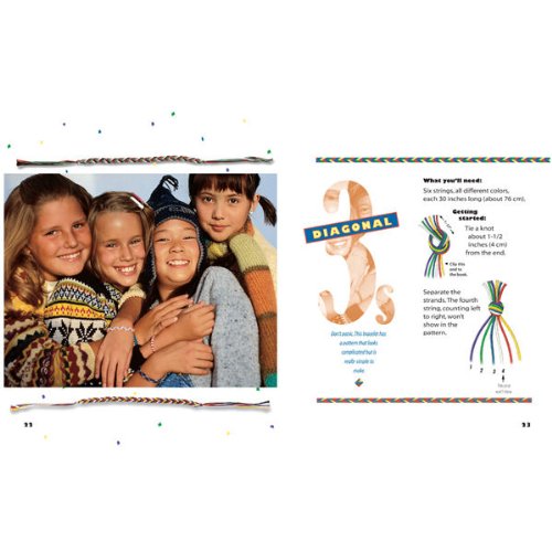 Klutz Friendship Bracelets Craft Kit, Multicolored, 10.5" x 0.69" x 9", Plastic, Model 9781591747000