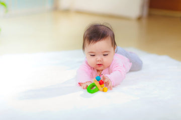 Plantoys (5213) Wooden Bell Rattle And Teether Baby Toy Sustainably Made From Rubberwood And Non-Toxic Paints And Dyes