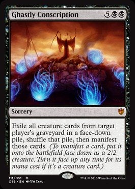 Magic The Gathering - Ghastly Conscription (111/351) - Commander 2016