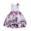Cosplay Life Floral Dress for Girls and Young mature-themeds Fashion Flower Waistline Kids Party Festival Dress Ages 5-9 Years Old (Onion 9YRS)