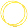 WinnerWhy 2 Pcs Toy Hoop Exercise Hoop Detachable Adjustable Plastic Toy Ring Playground Equipment for School Colored Circles Exercise Ring for Teens Dog Agility Equipment(Yellow 26 Inch)