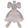 Mikee Fluffie Princess Elephant Stuffed Animals,15.7'' Pink Stuffed Elephant Plush With Skirt And Crown,Cute Stuffed Animal For