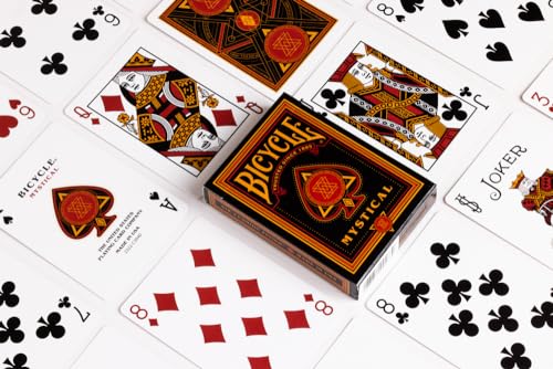 Bicycle Mystical Magical Playing Cards - enhanced Deck for Magic and Card Games - game-style Size