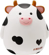 H&W Cow Piggy Bank, Unbreakable Coin Box For Kids, Cute Animal Money Bank Birthday For Boys Girls,Coin Saving Boxes (White)