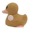 Hevea Kawan Mini Rubber Duck - 100% Natural Rubber Baby Bath Toy - Eco Friendly, Perfect For Playing, Teething, And Bathing - Mold Free Bath Toys - Golden Ochre