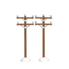 Lemax Village Collection Telephone Poles Set Of 2 #64461
