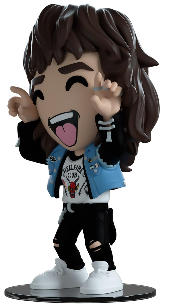 Youtooz Hellfire Club Eddie 4.7 inch Vinyl Figure, Hellfire Club Eddie from Netflix Stranger Things Series by Youtooz Stranger T
