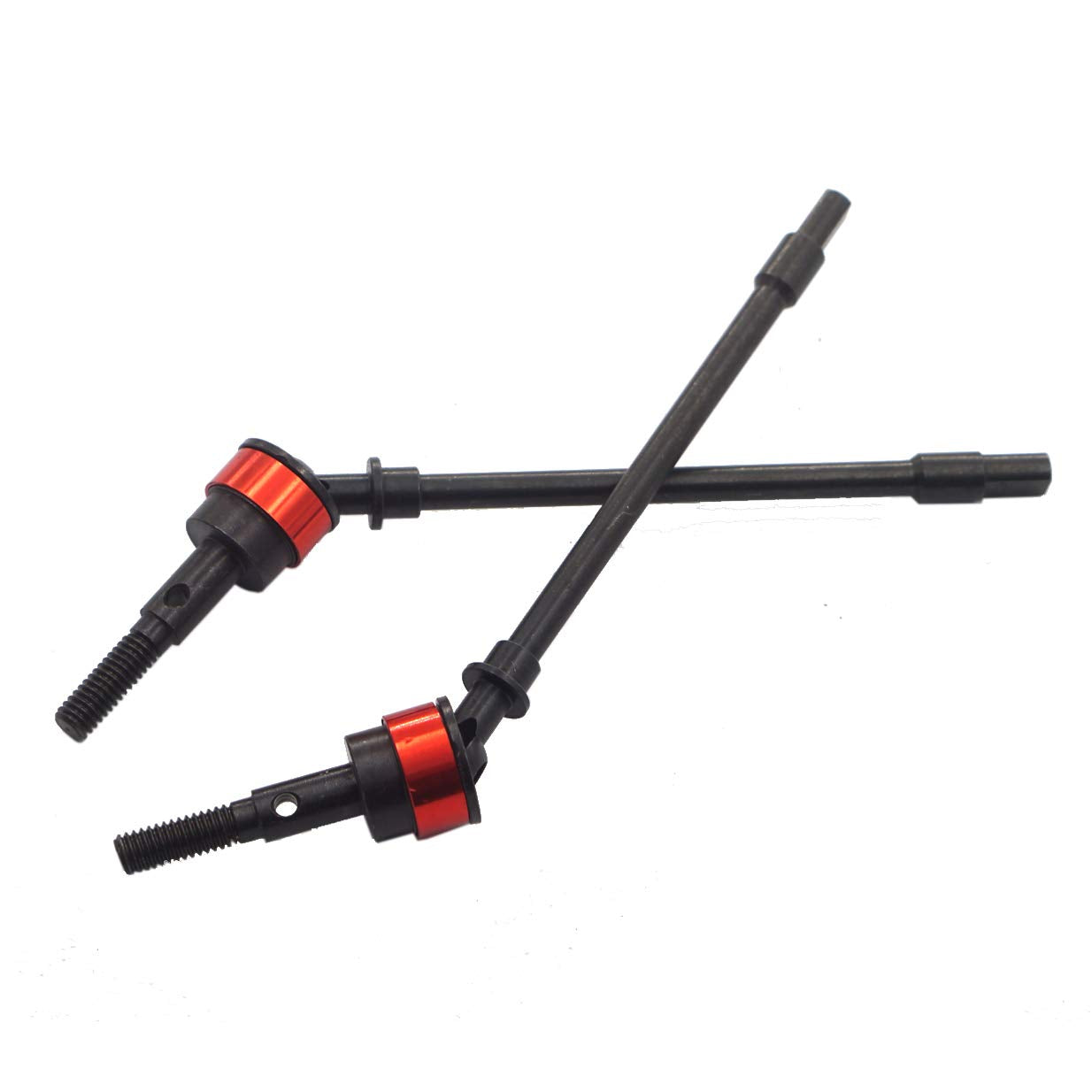 2PCS Vgoohobby Hard Steel CVD Drive Shaft Front Axle Dogbone Hop-Up Parts Compatible with Axial SCX10 1/10 RC Climbing Car Crawl