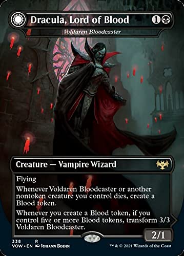 Magic: The Gathering - Dracula, Lord Of Blood // Dracula, Lord Of Bats (Voldaren Bloodcaster // Bloodbat Summoner) (338) - Borde
