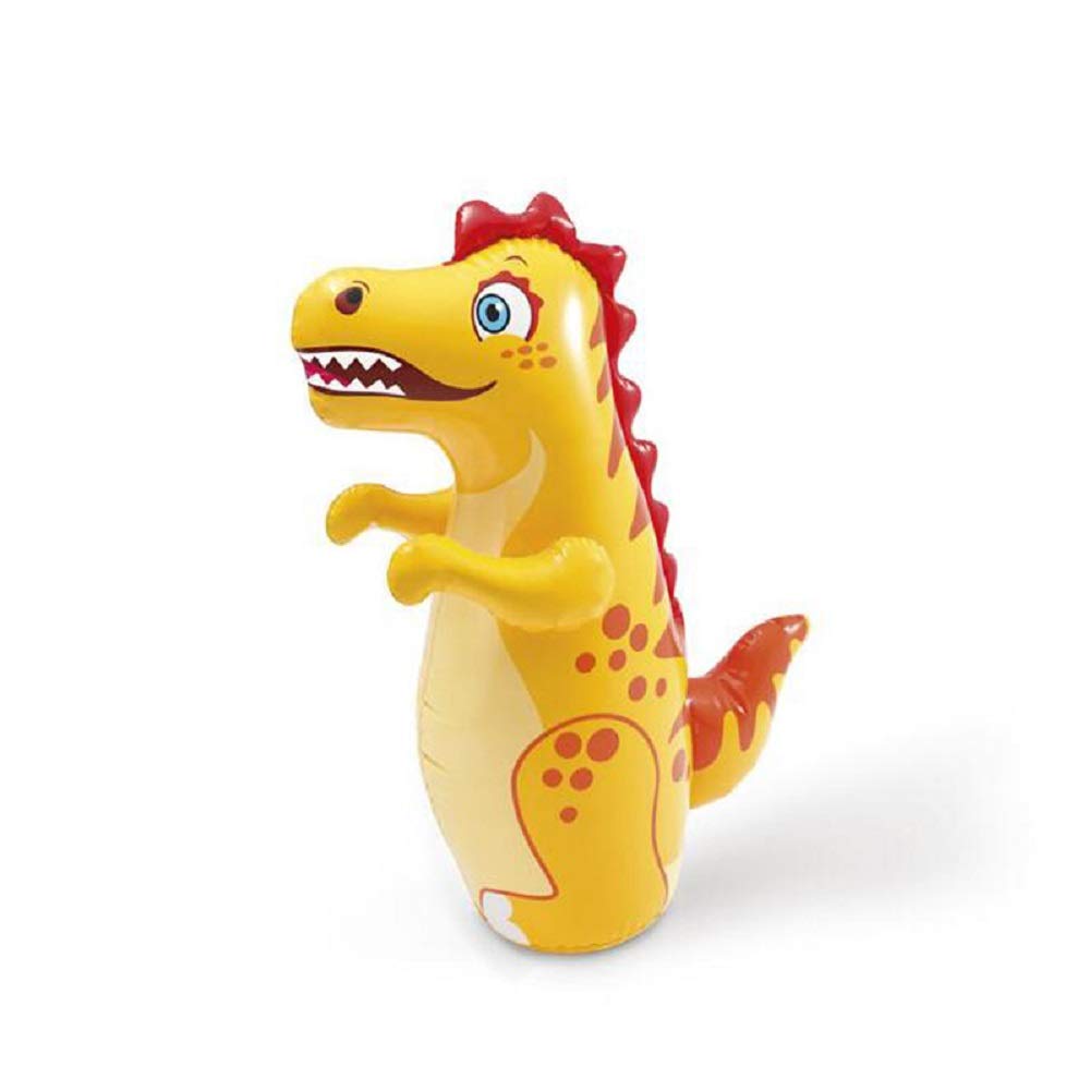 Intex Inflatable Bop Bag - 3D Tiger, Dinosaur & Dolphin - Random Color - PVC Material