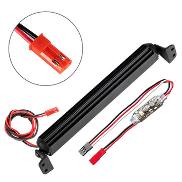 RC Light Bar 30 LED 5.3 Inch Aluminum RC Lights RC Crawler Accessories for Axial SCX10 Traxxas TRX4 TRX6 Arrma Senton Redcat GEN
