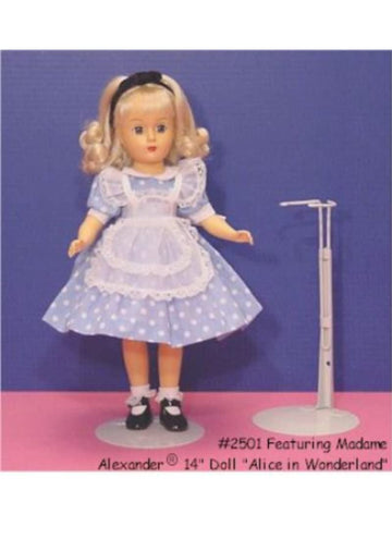 Kaiser Doll Stand 2501 - White Doll Stand For 12'' To 18'' Fashion Dolls And Action Figures