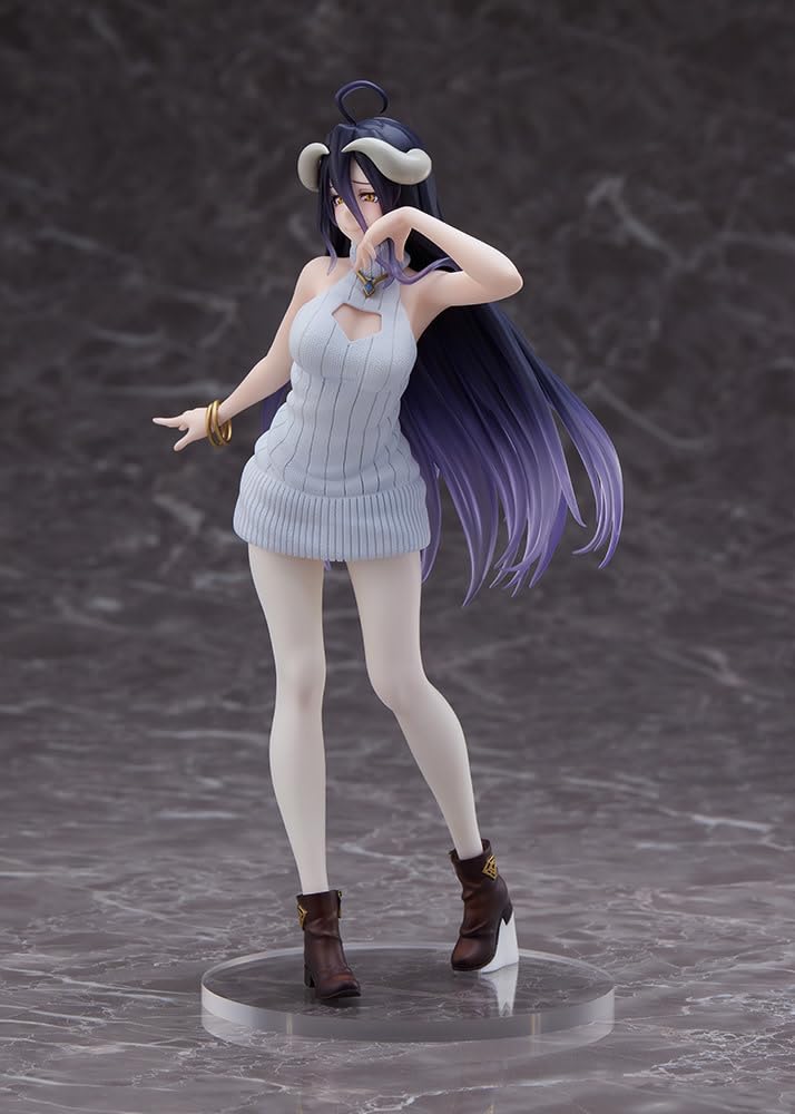 Taito Overlord Iv Coreful Figure - Albedo ~Knit Dress Ver.~ Prize Figure