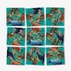 b. dazzle, inc. Scramble Squares Sea Turtles Puzzle - 9 Piece Brain Teaser for Kids & Adults - Cardboard, Model 10164