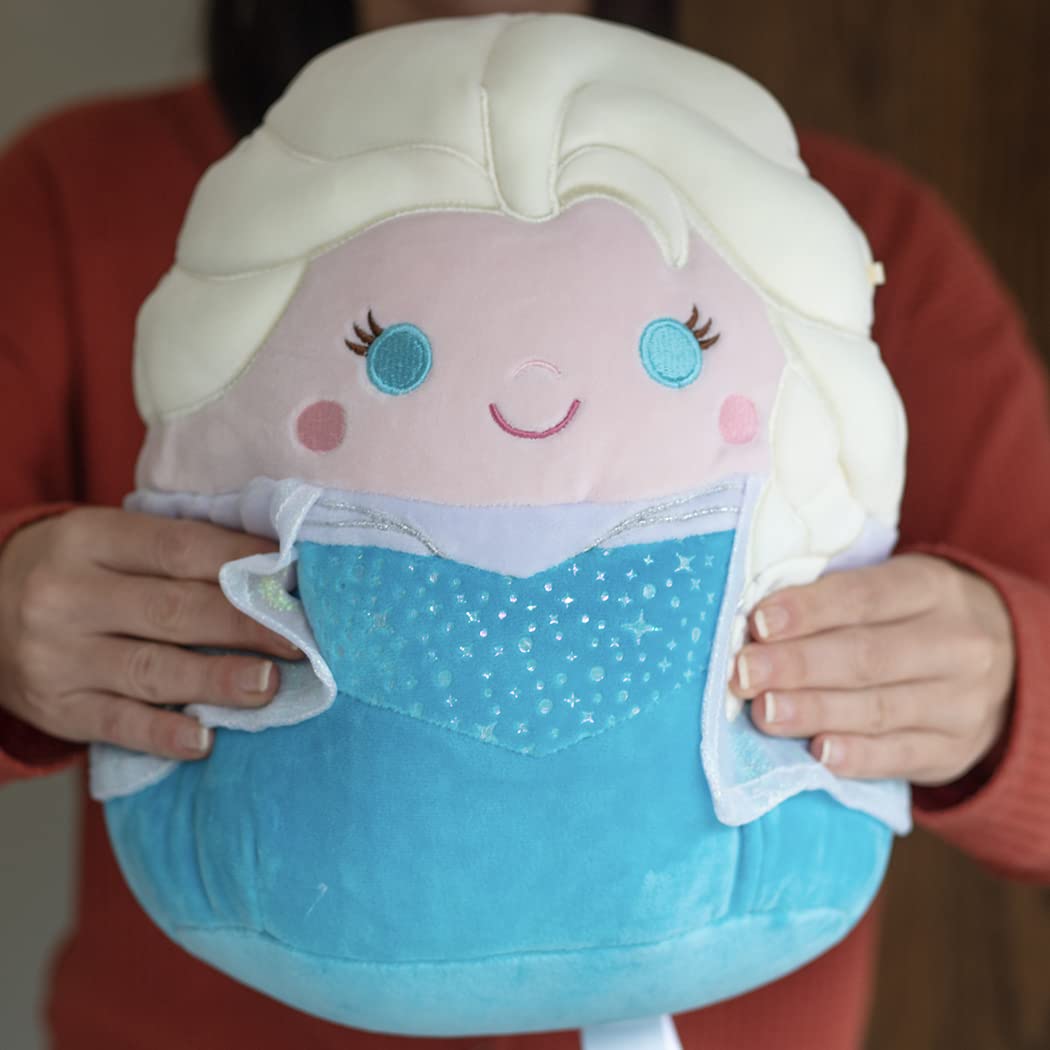 Squishmallow 10' Disney Frozen Elsa Plush - Officially Licensed Kellytoy - Cute And Soft Stuffed Animal Toy - Gift For Kids