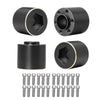 Muhikrt Brass Weights 6Mm 9Mm 12Mm 15Mm 22Mm Wheel Hex Hub Widen Adapter For 1/10 Rc Crawler 1.9 2.2 Wheels Rims Scx10 Trx4 (18.