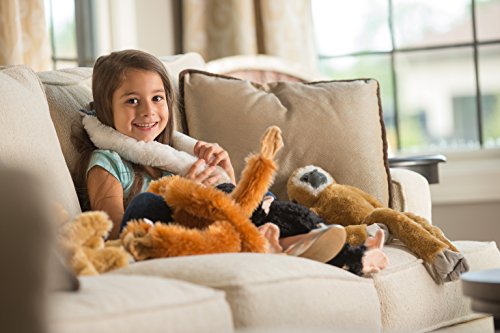 Wild Republic Gibbon Plush Monkey Stuffed Animal, Hanging 20", Multi, Polyester, Model 15259, Perfect Gift for Kids