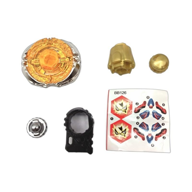 Battling Tops Game Metal Fusion 4D Gyro Bb126 Flash Sagitario Spinning Top Toys (Bb-126)