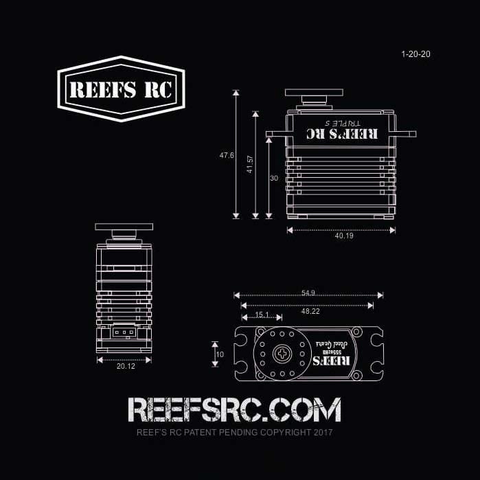 REEFS RC Triple5 V2 Servo SEHREEFS03 Servos