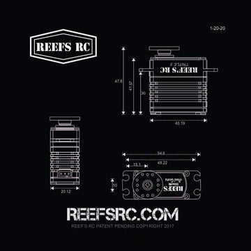 REEFS RC Triple5 V2 Servo SEHREEFS03 Servos