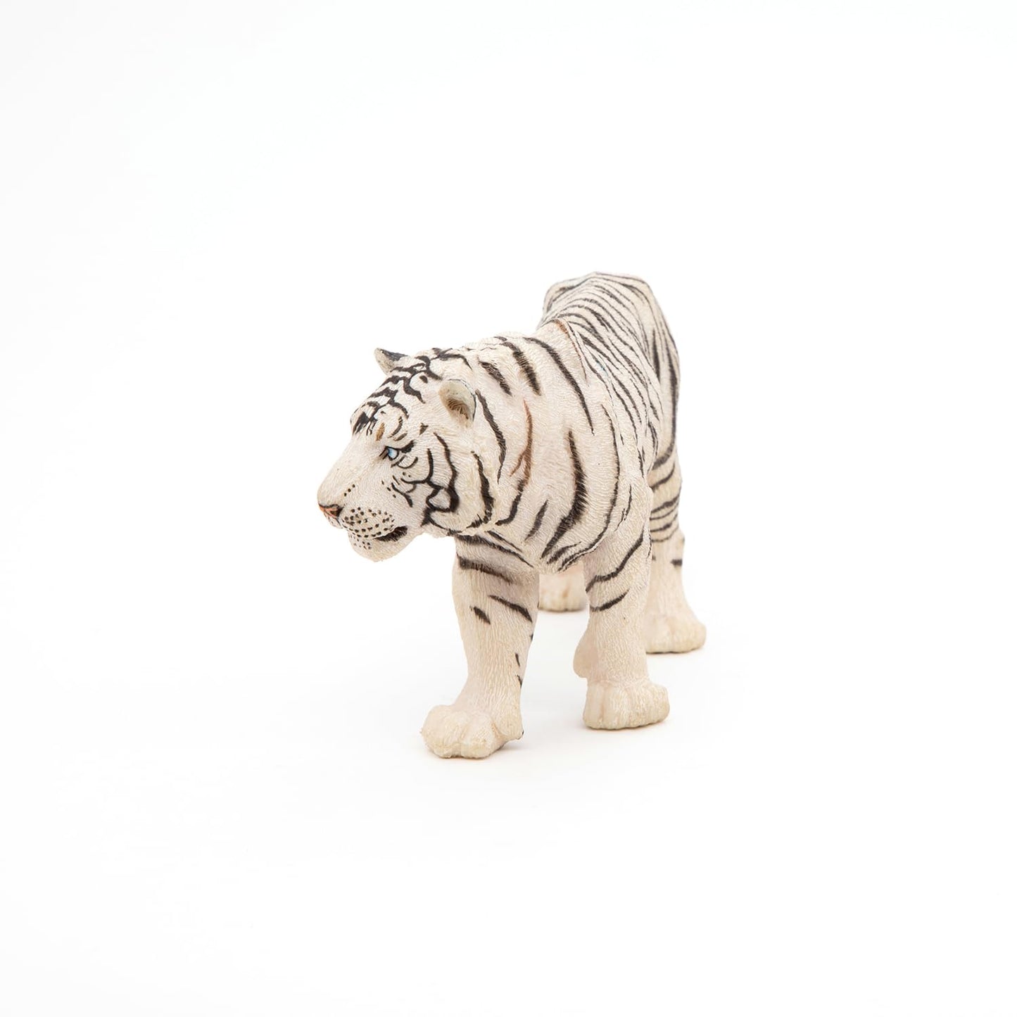 Papo -Hand-Painted - Figurine -Wild Animal Kingdom - White Tiger -50045 -Collectible - For Children - Suitable For Boys And Girls- From 3 Years Old