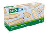 BRIO World 33401 Beginner's Expansion Pack | 11-Piece Kids Wooden Train Track Set | Enhances Motor Skills | Compatible with All