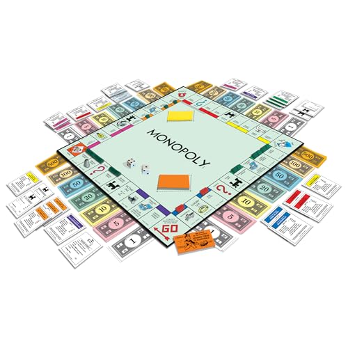 KToyoung Monopoly 1980's Edition Board Game - Classic Tokens, Multicolor, 1 Pack, Model 1126, For 2 to 8 Players, Ages 8+