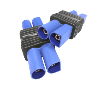 WOODGUILIN 2 Pcs Ec5 Male Plug to Ec5 Male Connector Plug Adapter for RC Lipo Battery Ec5 Plug to Ec5 Connection(2 Pack Ec5-Ec5)