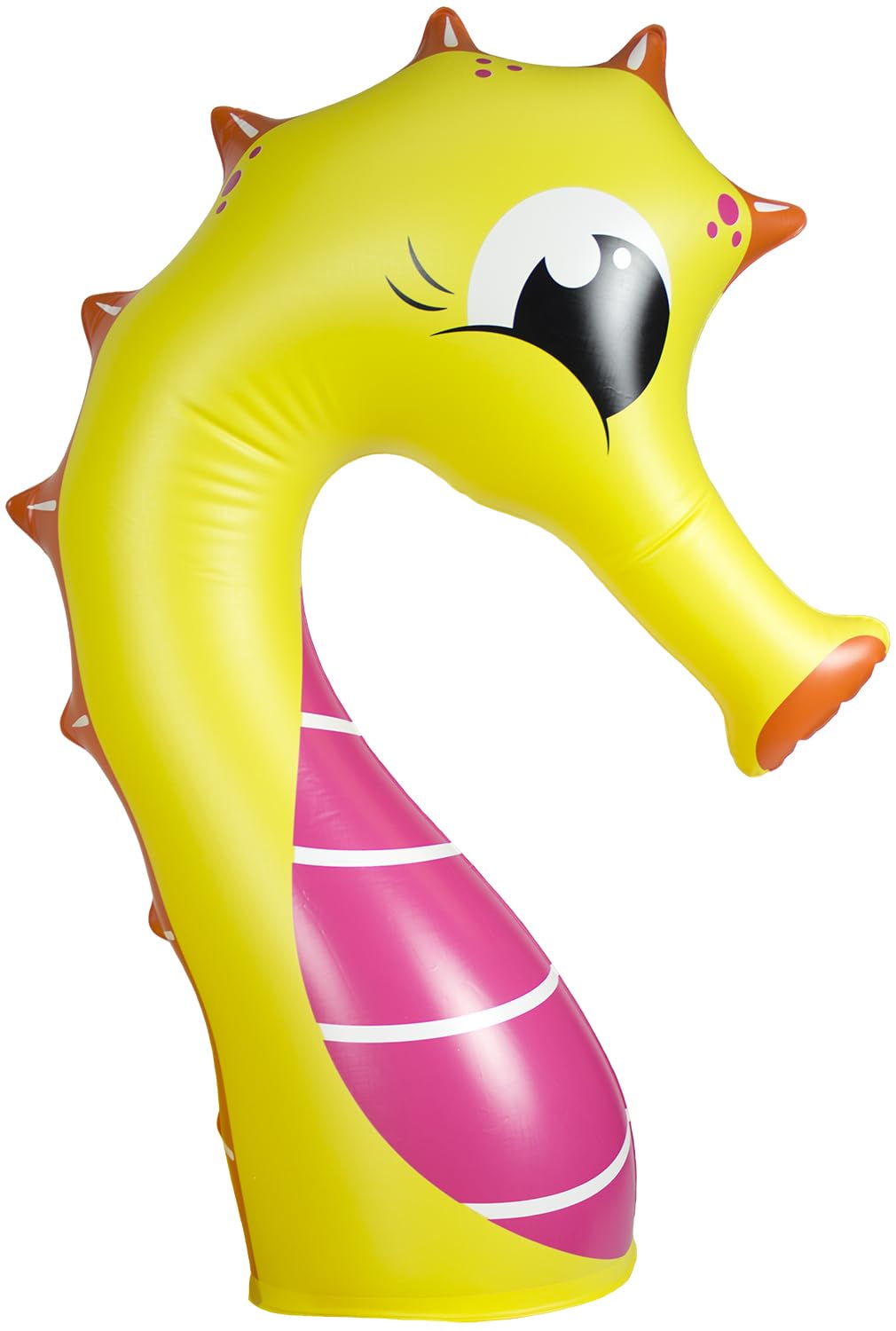 Poolmaster 48-Inch Inflatable Swimming Pool Party Float, Seahorse, Yellow