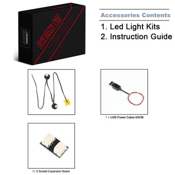 Brickbling Led Light Compatible With Lego Halloween Cat & Mouse 40570 Building Kit,Halloween Décor Lights Compatible With Lego 40570, Creative Lighting Kit-Not Included The Model