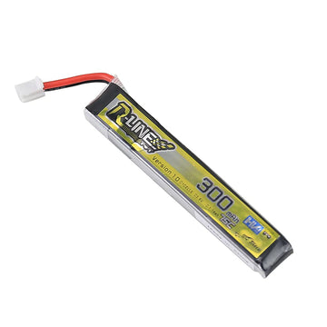 SoloGood 5pcs 300mAh 1S Lipo Battery 3.8V 75C with PH2.0 Connector for FPV Tiny Whoop Brushless Drone