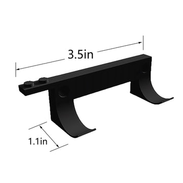 Teyouyi 24Pcs Wall Mount For Any Lego Speed Champions Sets Wall Bracket For Lego Speed Of Champions With A Base For The Pilot,Wall Mount For Brick Cars And Figure Black