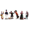 Lemax Christmas Village Townsfolk Figurines Set Of 6-92355