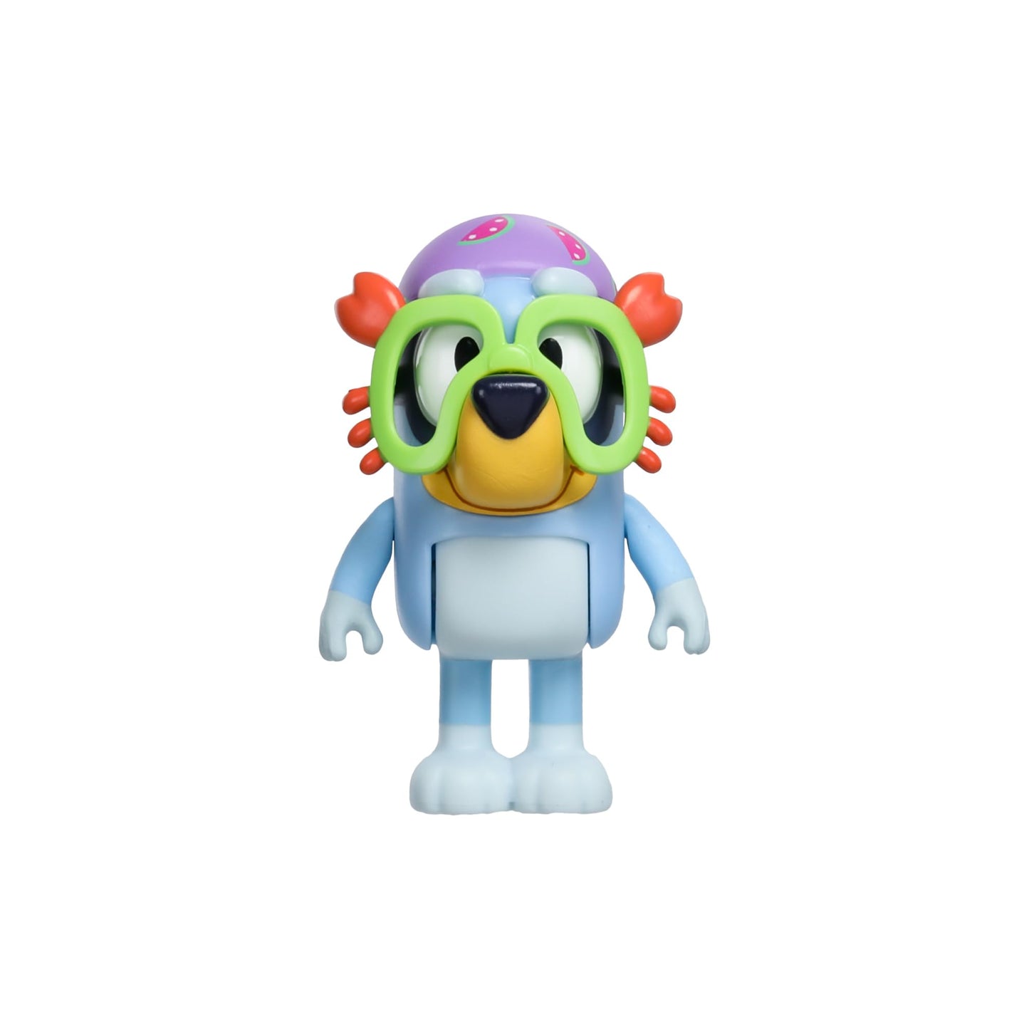 Bluey Beach Cabin Playset, With Exclusive Figure With Goggles. Includes 10 Play Pieces And Sticker Sheet