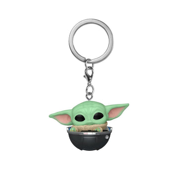 Funko Pop! Keychain: Star Wars: The Mandalorian - Grogu - The Child - Baby Yoda - Novelty Keyring - Collectable Mini Figure - Stocking Filler - Gift Idea