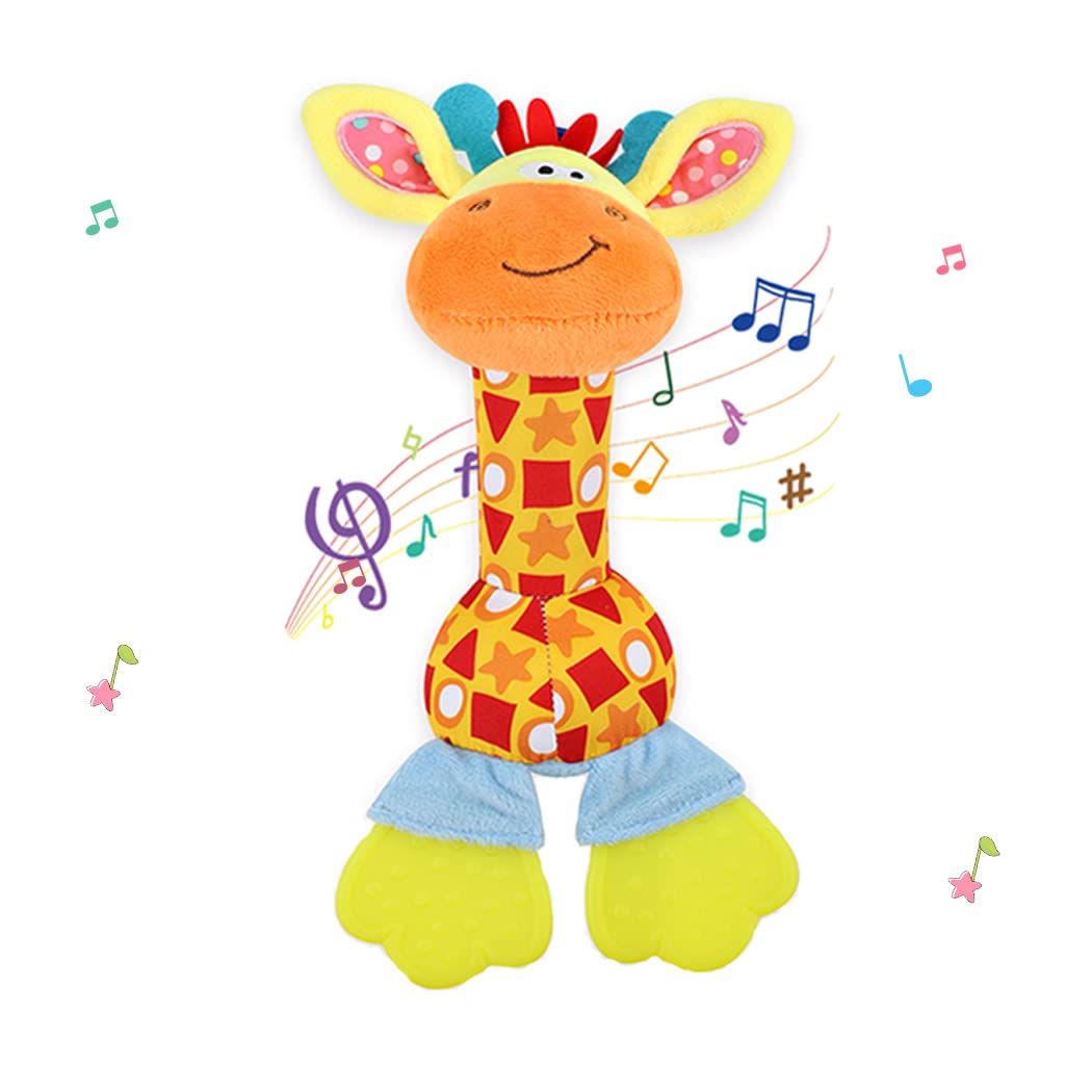 Baby Rattles Toys For 0-6-12 Months, Infant Toys For Boys And Girls 0-3-6-12 Months, Sensory Learning Toy For Shower Gifts