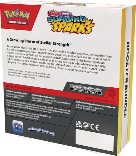 Pokemon Tcg: Scarlet & Violet - Surging Sparks Booster Bundle