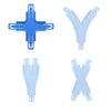Arsunovo Racetrack Connectors Compatible With Hot Wheels,Hotwheels Track Builder,Booster,Curved Track Pieces,Cross Shape 1 Packs