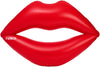 Funboy Giant Inflatable Red Lips Pool Float, Luxury Float For Summer Pool Party And Entertainment