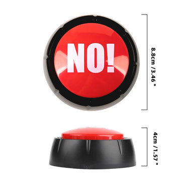 Mealivos Talking Button,Button-Complete Red/Black (Red Black N)