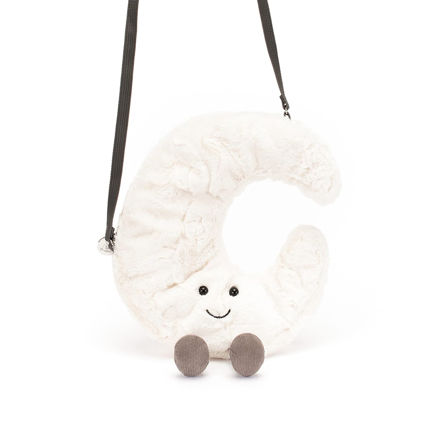 Jellycat Amuseables Moon Plush Bag, 10 Inches - Crossbody And Shoulder Purse - Fun And Unique Handbag
