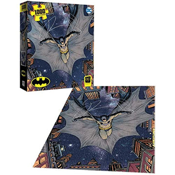 USAOPOLY Batman I Am The Night 1000 Piece Jigsaw Puzzle | Black Cardboard Collectible | Model TOP-PZ021