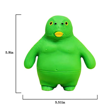 Ahycs Squishy Sand Toys, Green Head Fish Toys, Stretch Stress Relief Toy, Novelty Tiktok Squeeze Toys, Funny Memory Sand Sensory