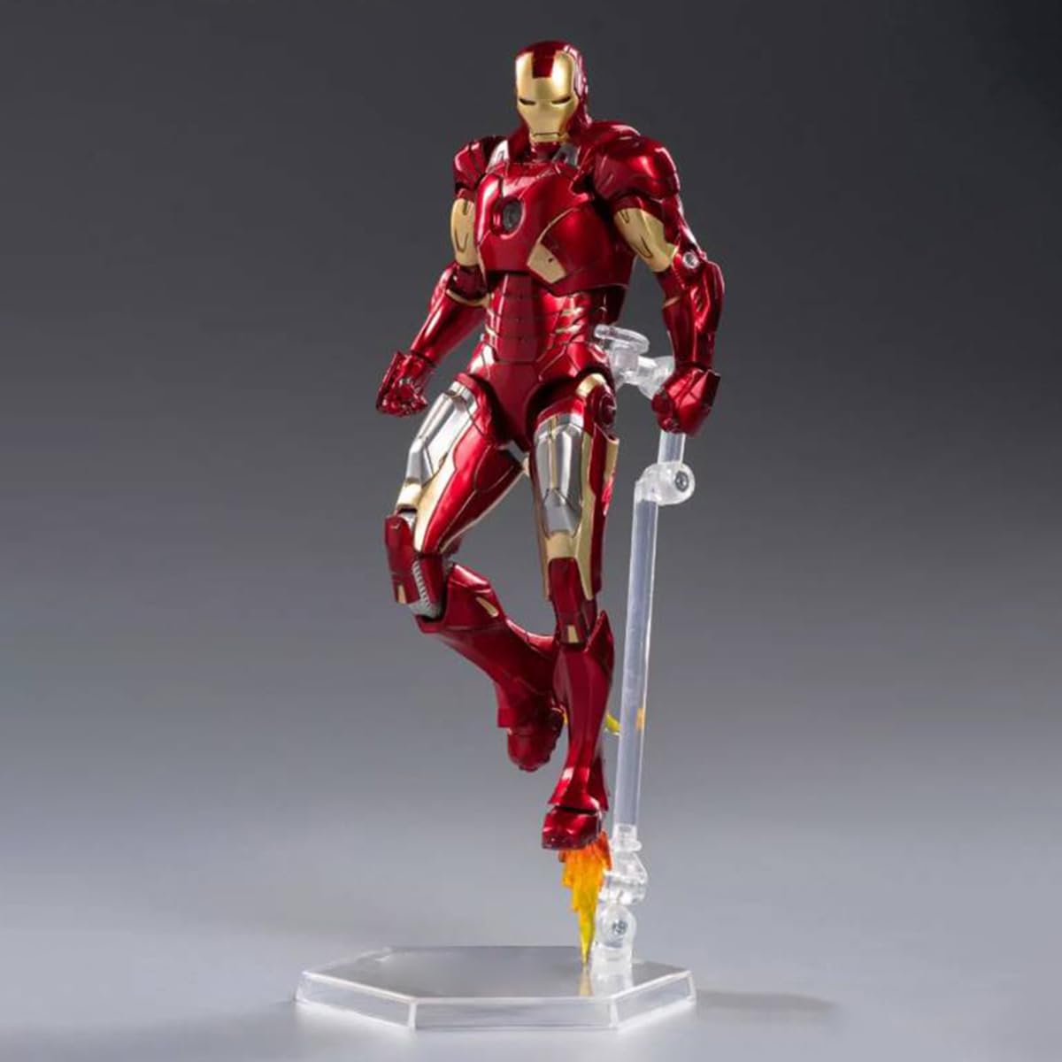 HiPlay ZD Toys Collectible Figure Full Set: Anniversary Series Non-Luminous Version: Iron Man MK7 (1906-07), 1:10 Scale Miniatur