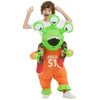 Comin Halloween Inflatable Alien Costume Kids Cosplay Costumes Funny Ride On Blow Up Costumes Alien Suit For Teens (7-10 Yrs)