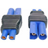 Laisomeke EC5 Male Plug Connector to EC3 Female Plug Connector Adapter for RC Lipo Battery EC3 to EC5 Adapter(2Pack)