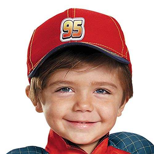 Cars 3 Lightning Mcqueen Classic Toddler Costume, Red, Small (2T)